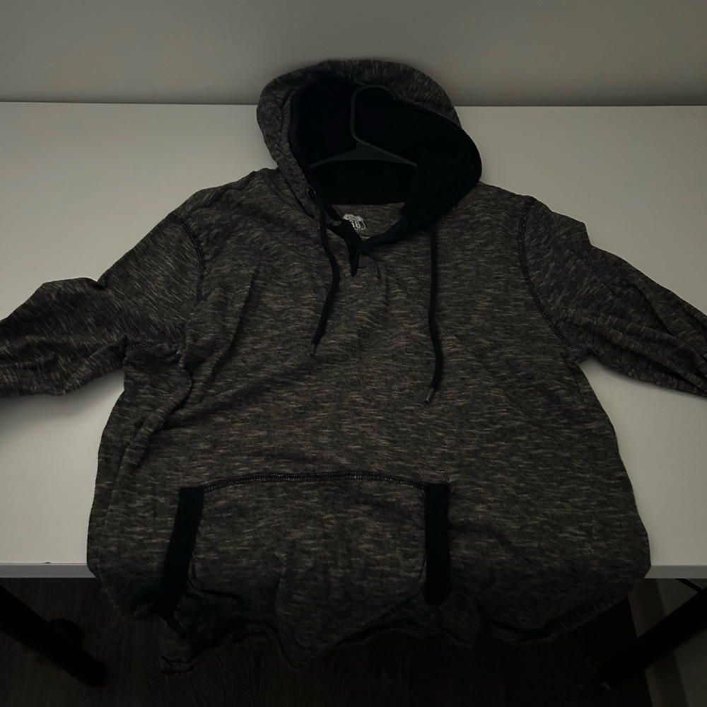 Route 66 Charcoal and Black Hoodie